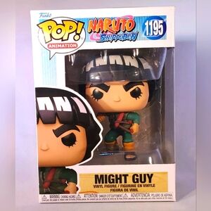 NWTs Funko Pop Anime Naruto Shippuden Might Guy Vinyl Figure # 1195